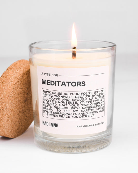 Meditators - Nag Champa Scented Candle