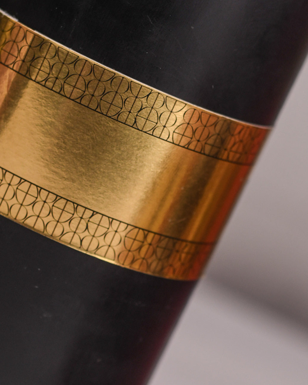 Black Lux Pillar Candle