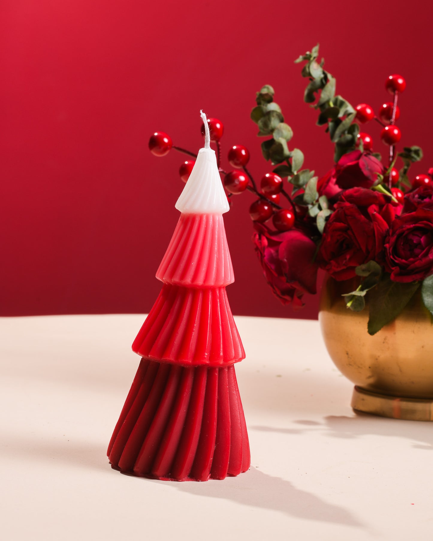 Set of 3 - Christmas Tree Candle