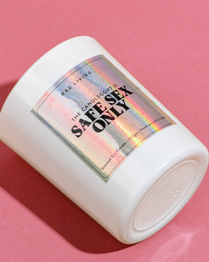 Safe Sex Only Candle