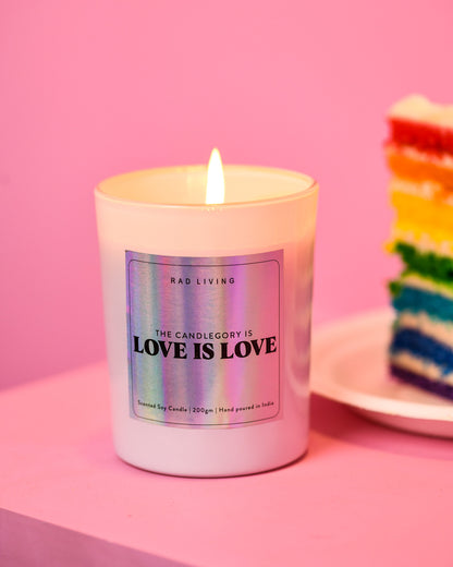 Love Is Love Candle