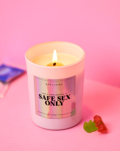 Safe Sex Only Candle