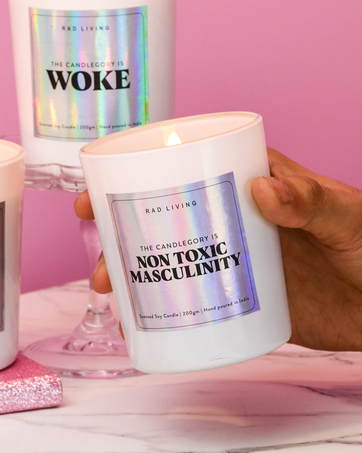 Non Toxic Masculinity Candle