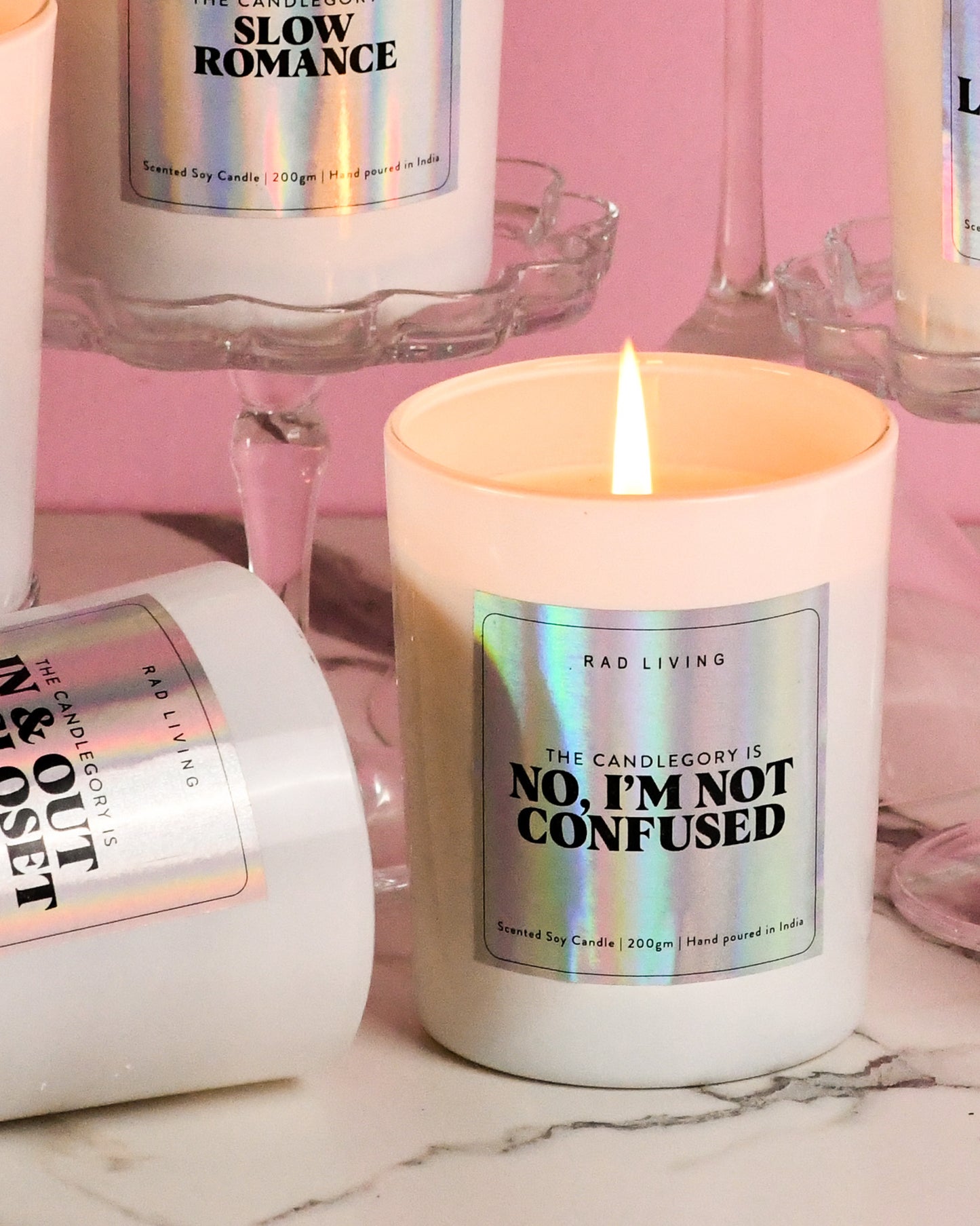 No I'm Not Confused Candle
