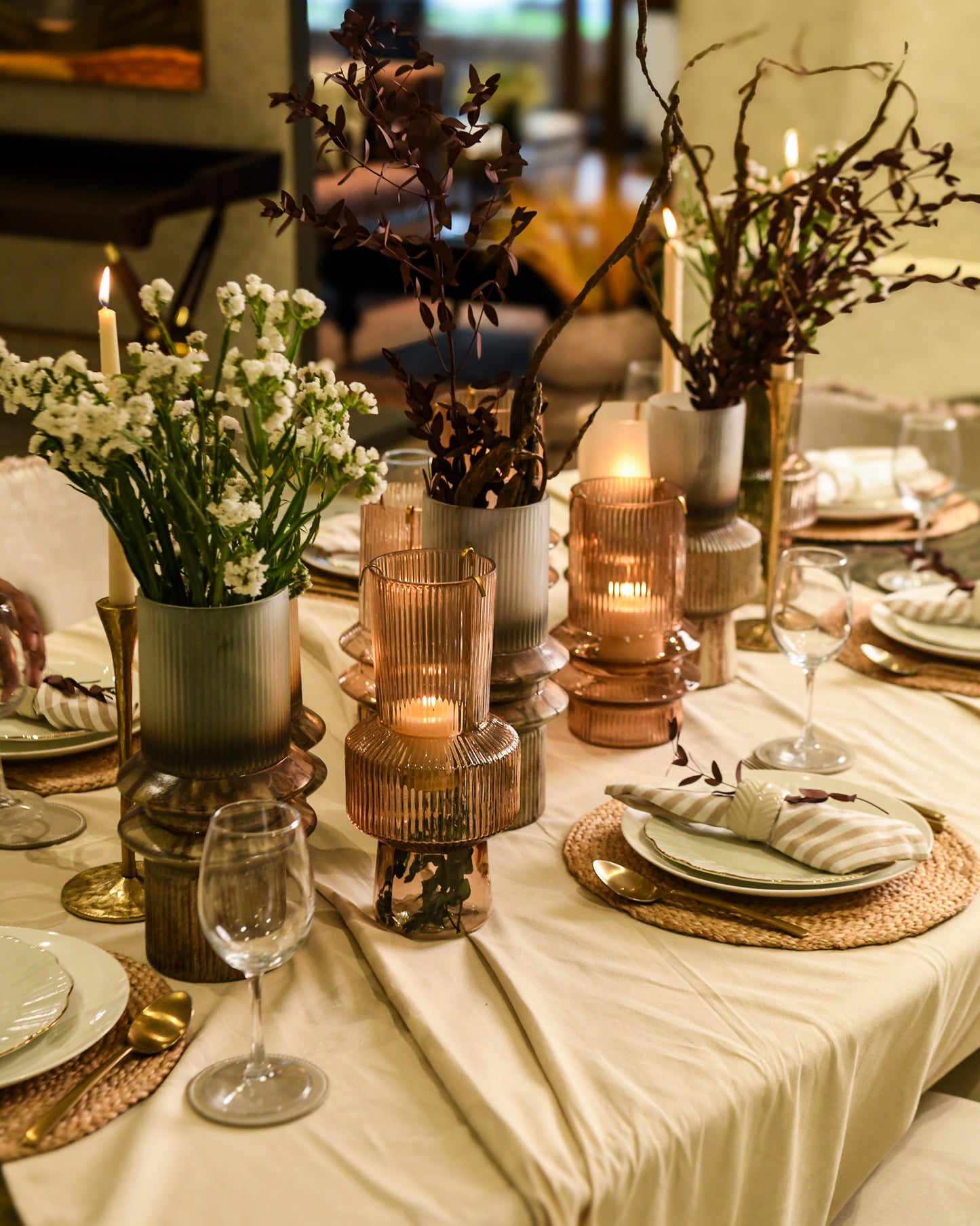 Lume Towers | Candle Holder cum Vase