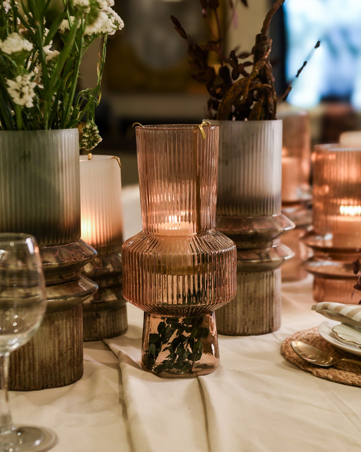 Lume Towers | Candle Holder cum Vase