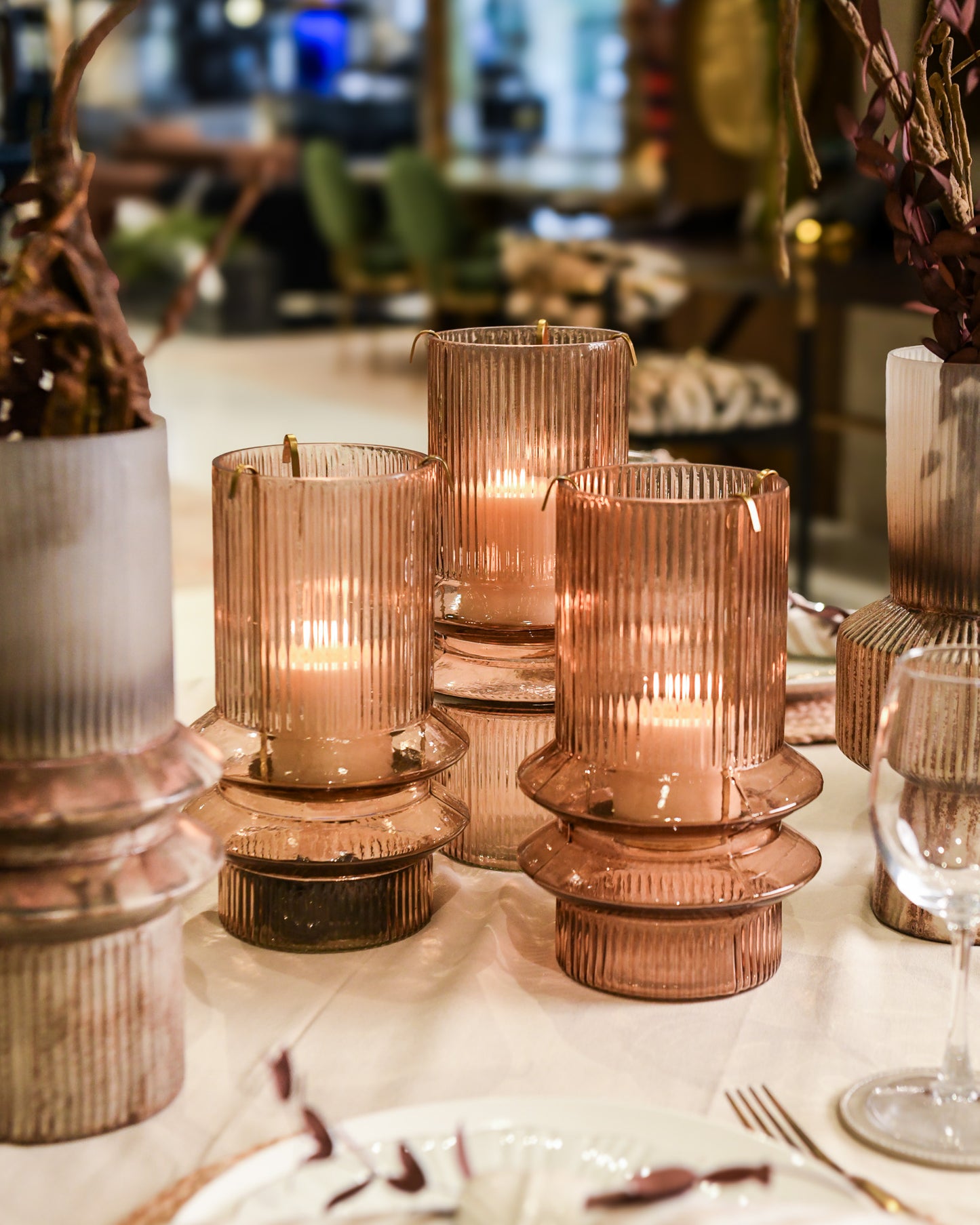 Lume Towers | Candle Holder cum Vase