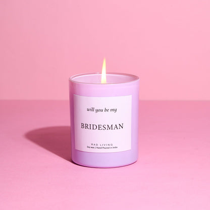 Bridesman Candle  - Oakmoss + Whitemusk Scented