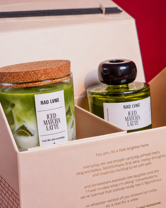 Iced Matcha Latte Candle & Diffuser Gift Box