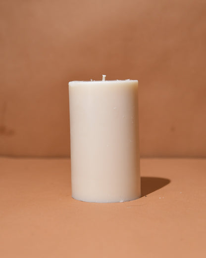 Unscented Pillar Candles