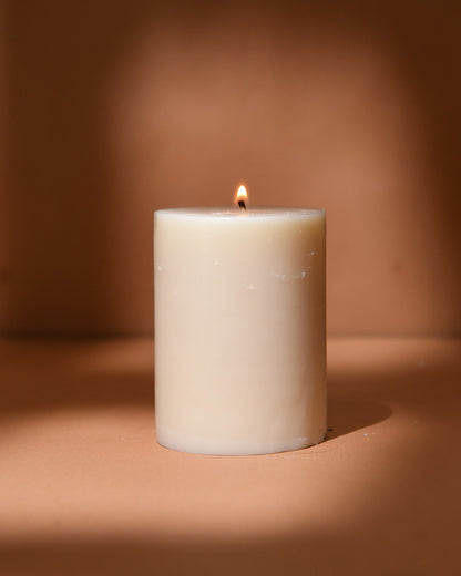 Unscented Pillar Candles