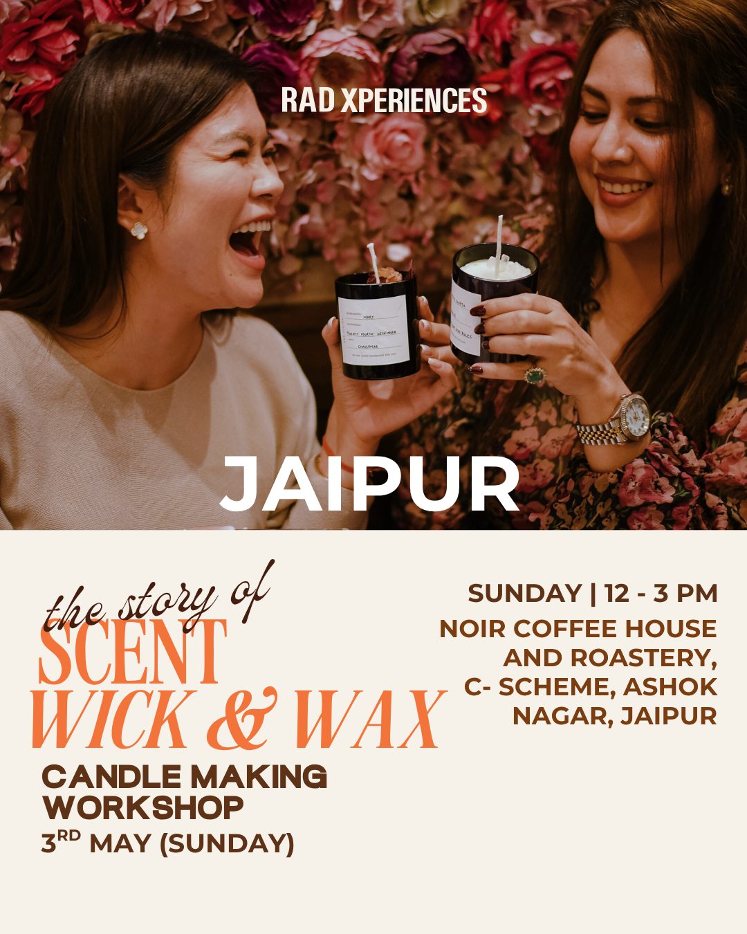 Jaipur | Candle Making Workshop | 3rd May