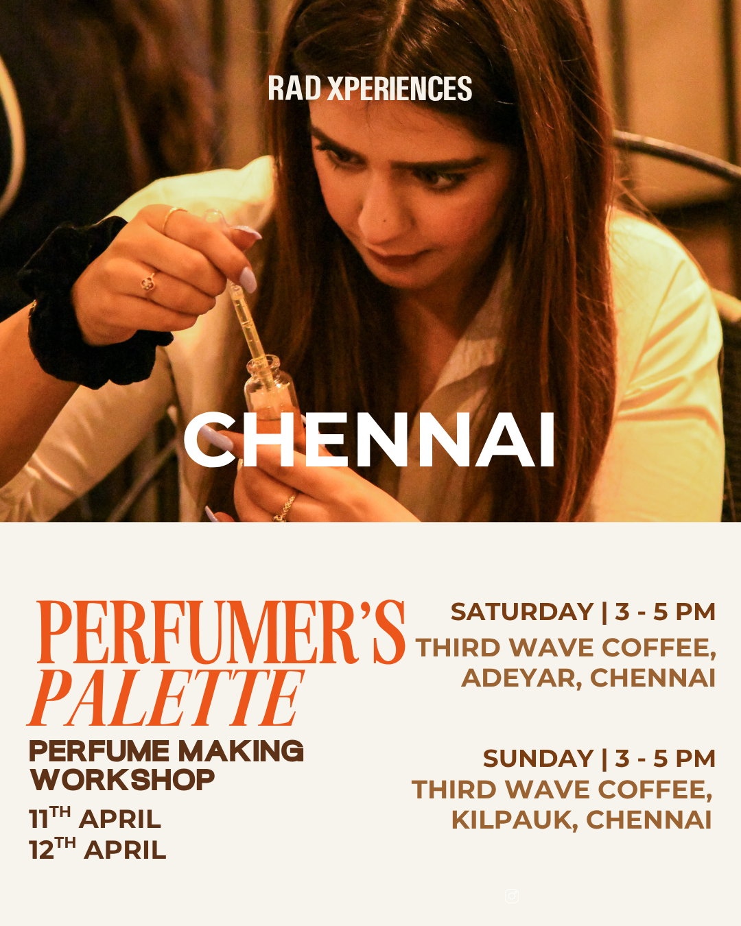 Chennai | Perfumer's Palette - Perfume Making Workshop | 11-12th April