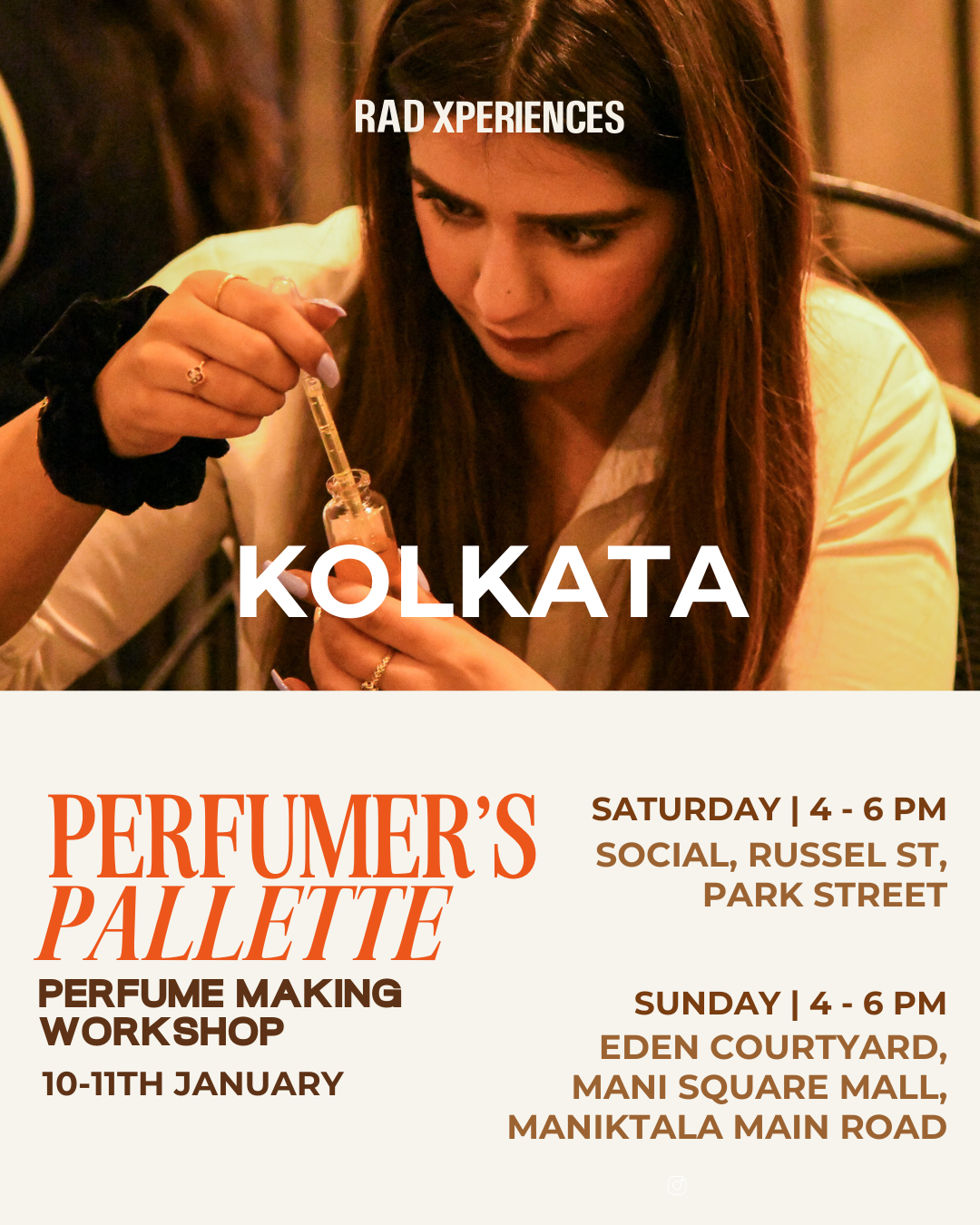 Kolkata | Perfume Making Workshop 10-11th Jan