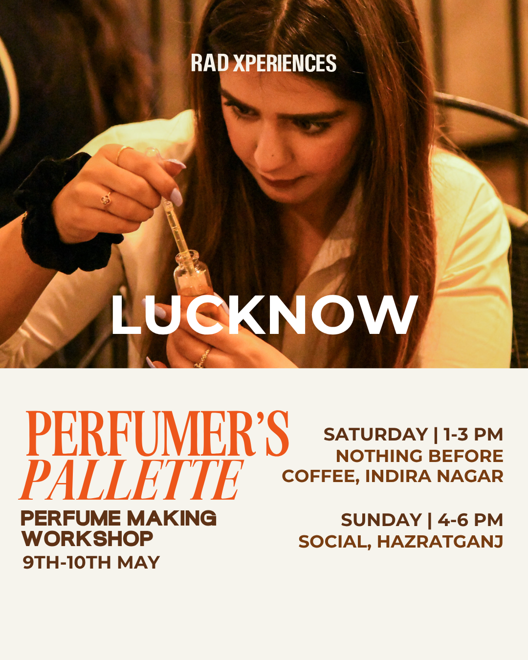Lucknow | Perfume Making Workshop | 9th-10th May