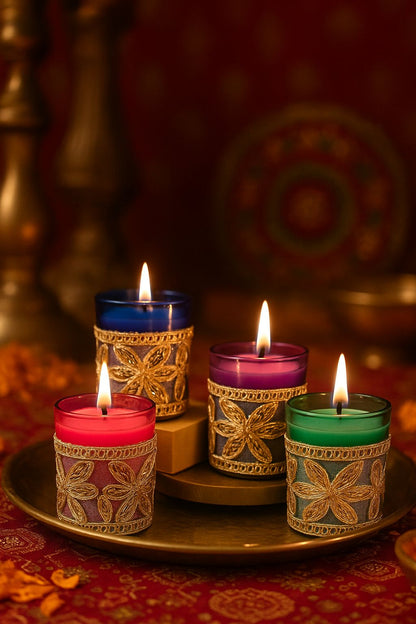 Gul - Gift Set of 4 Scented Candles