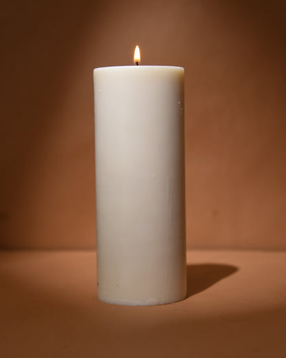 Unscented Pillar Candles