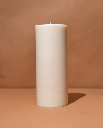 Unscented Pillar Candles