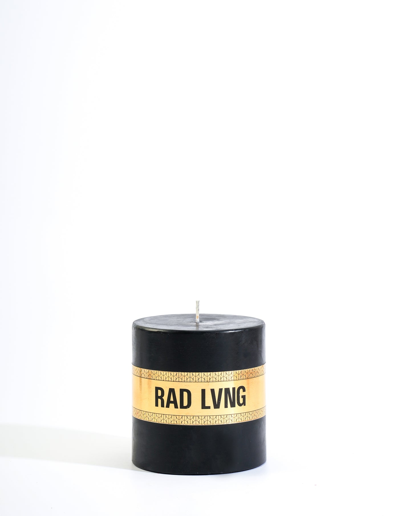 Black Lux Pillar Candle