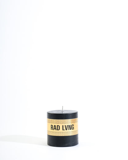Black Lux Pillar Candle