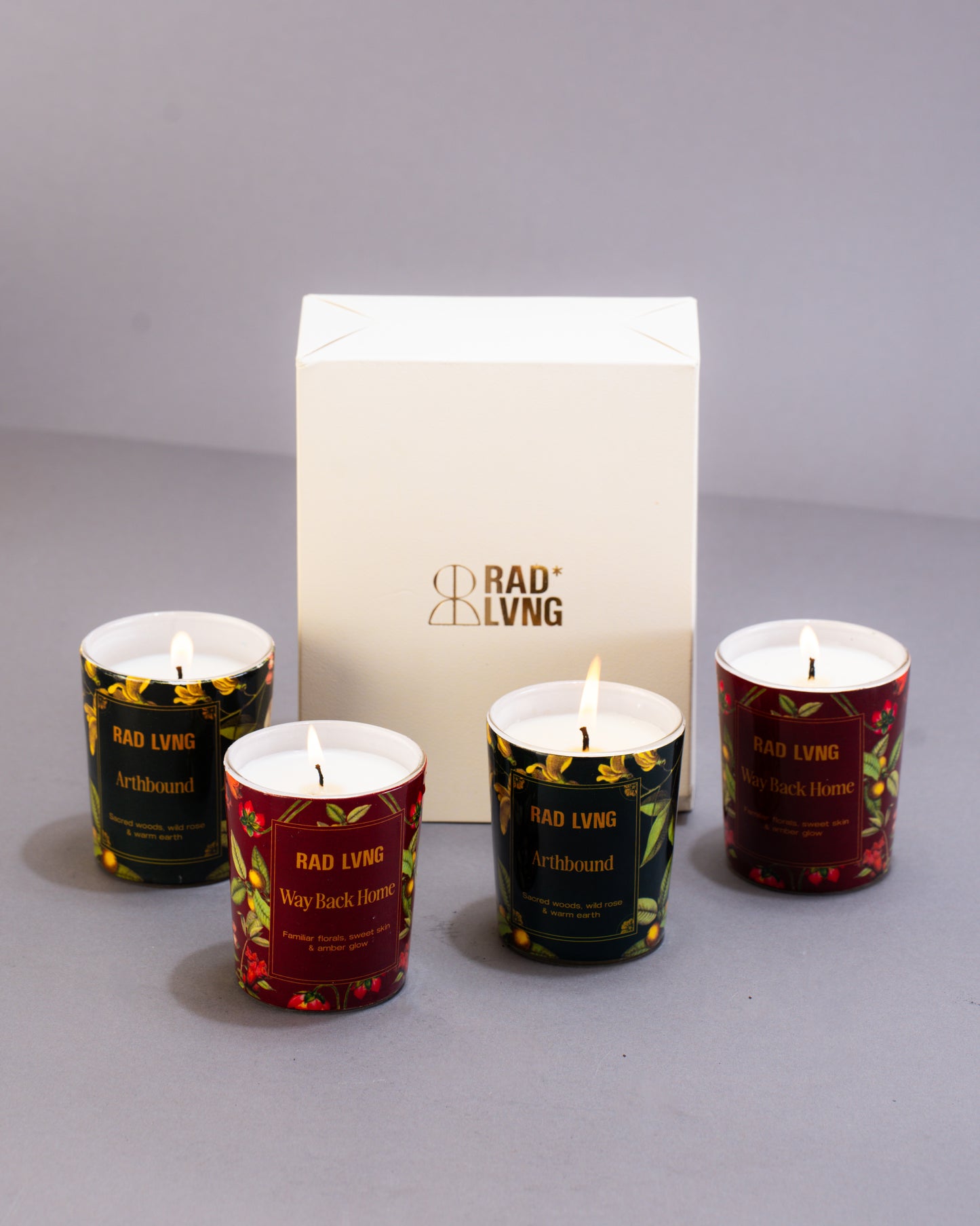 Set of 4 Candles- Echoes of Home