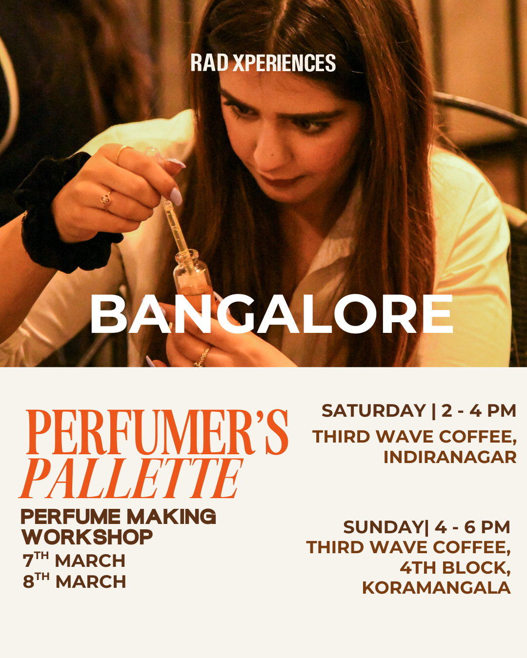 Bangalore | Perfume Making Workshop | 7th March & 8th March 2026