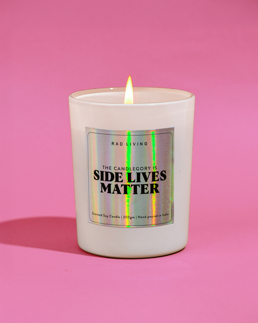 Side Lives Matter Candle