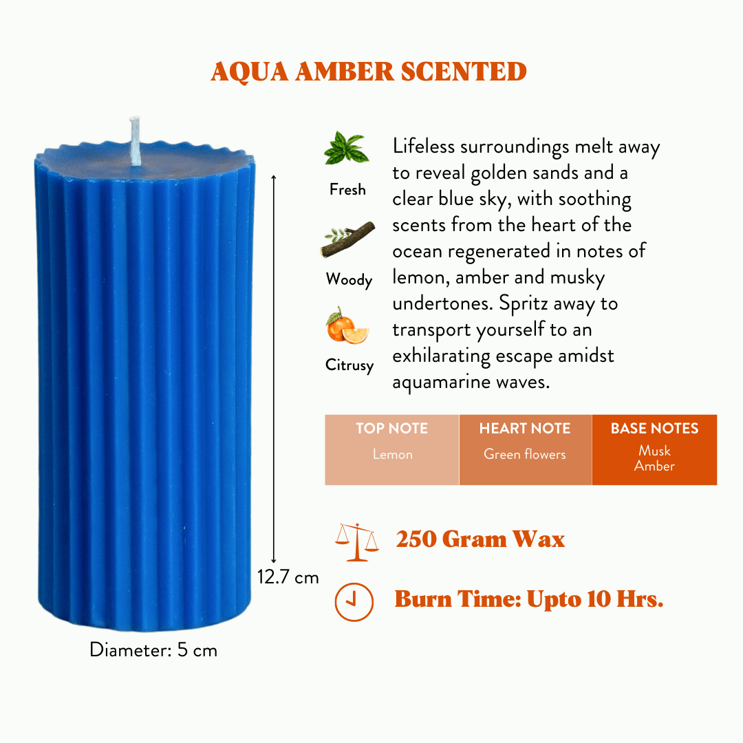 Belief - Aqua Amber Scented Candle