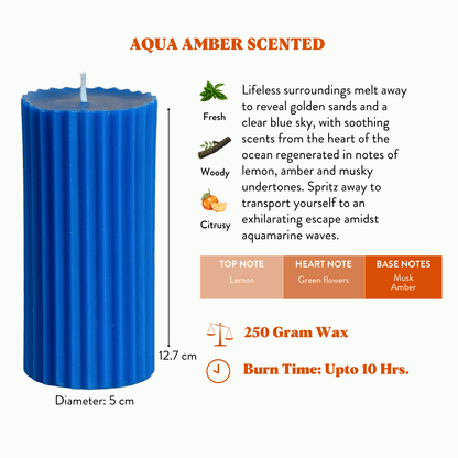 Belief - Aqua Amber Scented Candle