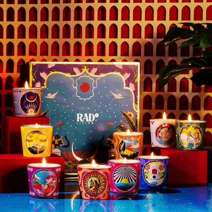Knowledge- Set of 2 Scented Votive Candles | Deepavali decoration | Scented Candles