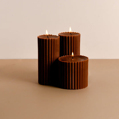 Combo of 2 'Belief' & 1 'Faith' Scented Candles - Fête Tropical Scented