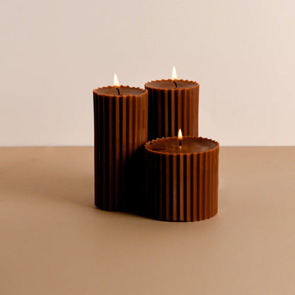 Combo of 2 'Belief' & 1 'Faith' Scented Candles - Crème de la Shea Scented