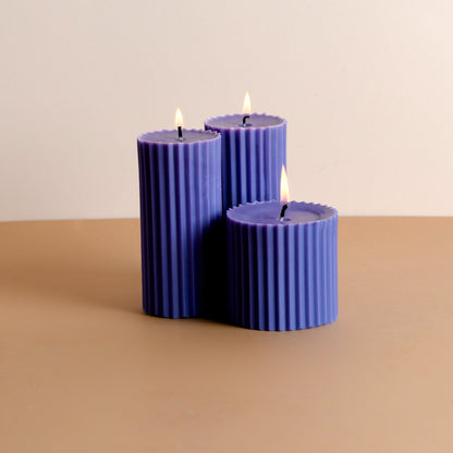 Combo of 2 'Belief' & 1 'Faith' Scented Candles - Fête Tropical Scented