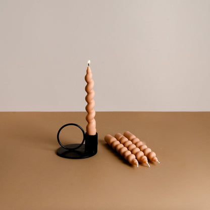 Set of 4 - Swirl Candlesticks