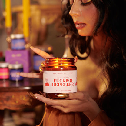 Fuckboi Repeller - Bergamot Cinnamon Scented Candle
