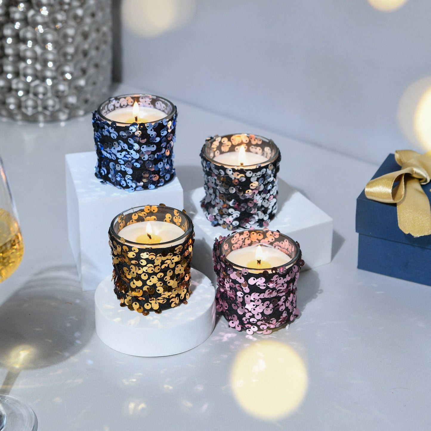 Soirée - Set of 4 Scented Votive Candles