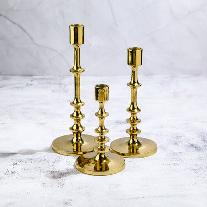 Black Radiance - Set of 3 Candle Stands