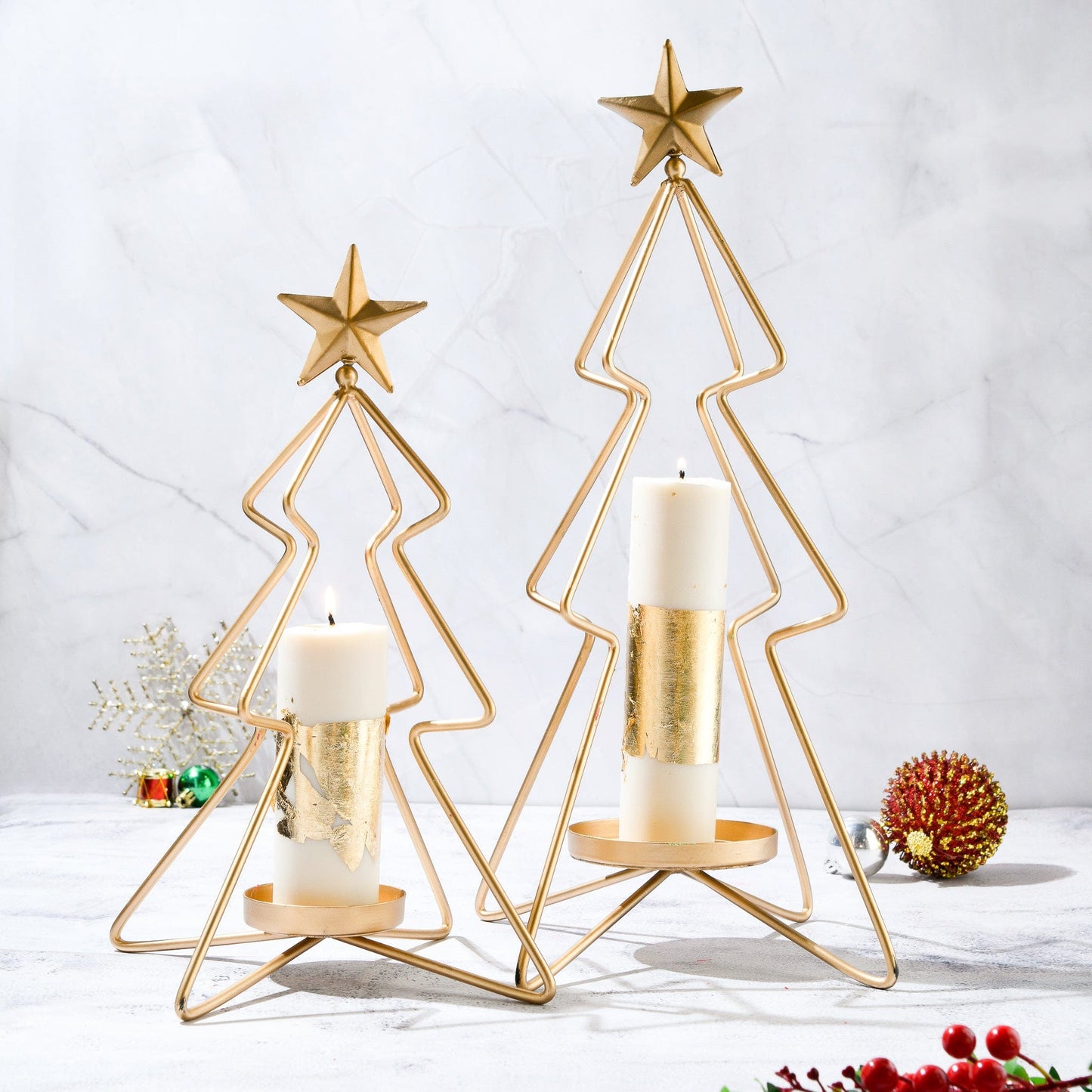 Christmas Tree Candle Stands