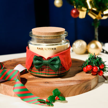 Jolly Santa - Scented Double Wick Candle Jar