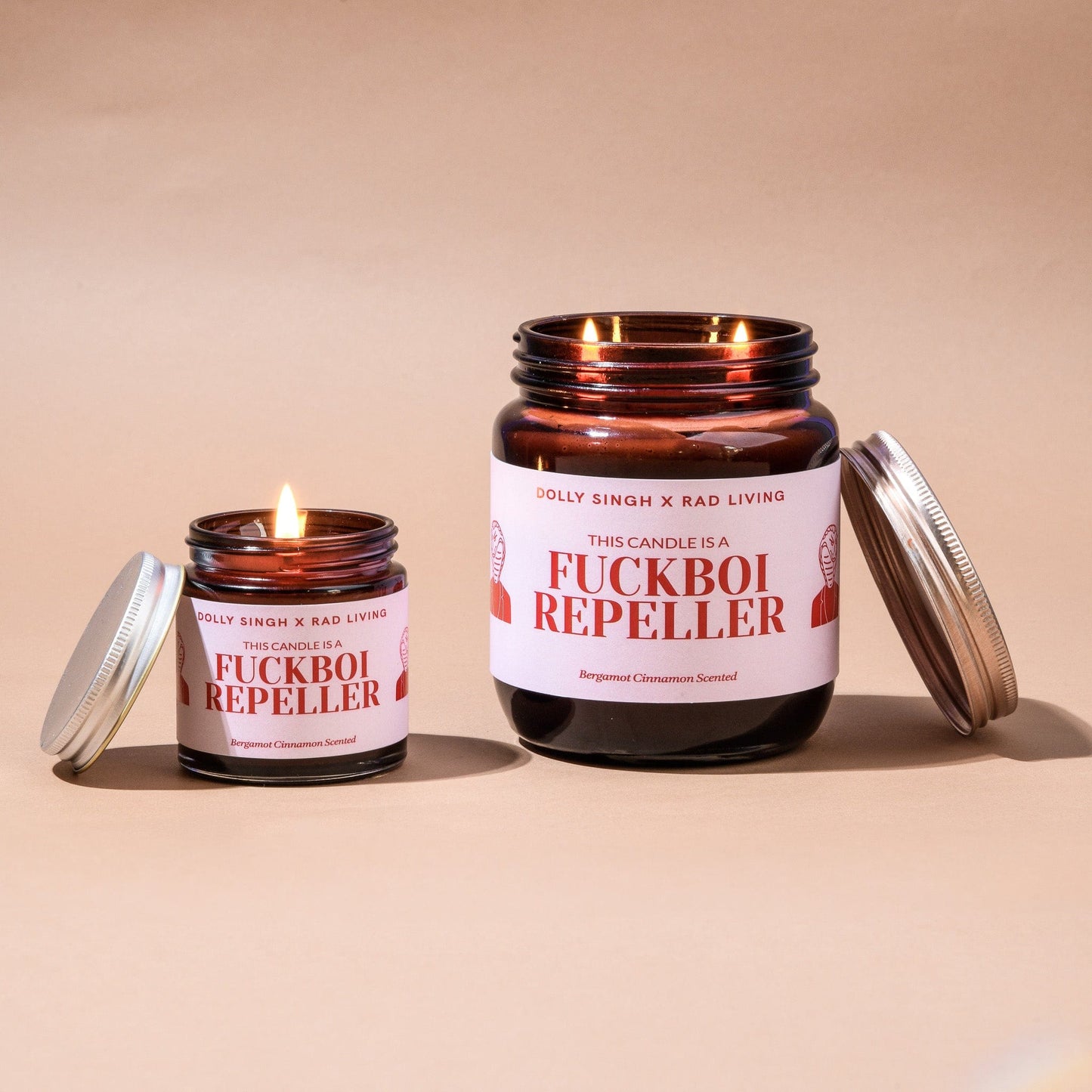 Fuckboi Repeller - Bergamot Cinnamon Scented Candle