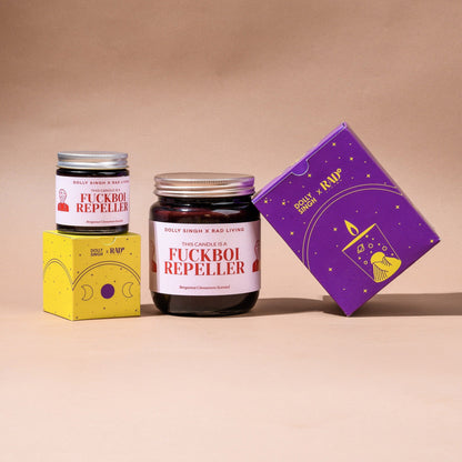 Fuckboi Repeller - Bergamot Cinnamon Scented Candle