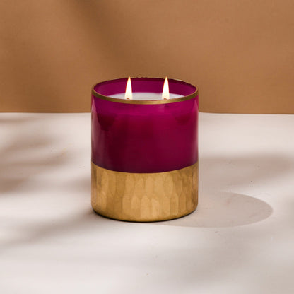 Rani Pink - Large/ Double Wick Candle | Candle Light Burn Time 60 Hours | Scented Candle Online