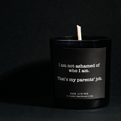 FLY #10 - Sandalwood & Bergamot Scented Candle