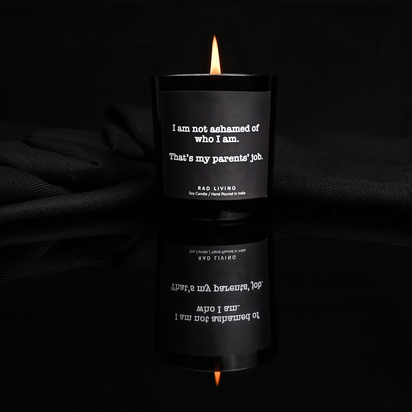 FLY #10 - Sandalwood & Bergamot Scented Candle