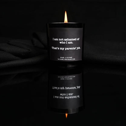 FLY #10 - Sandalwood & Bergamot Scented Candle