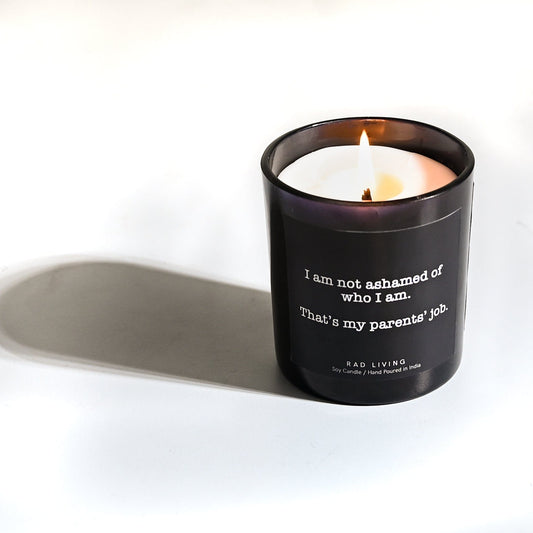 FLY #10 - Sandalwood & Bergamot Scented Candle