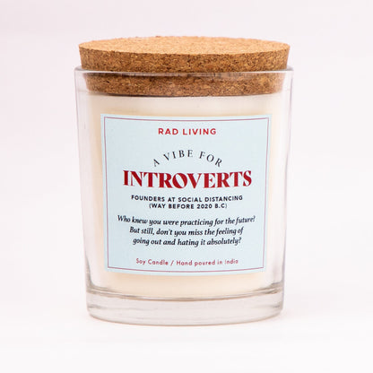 Introverts - Cinnamon Mocha Scented Candle