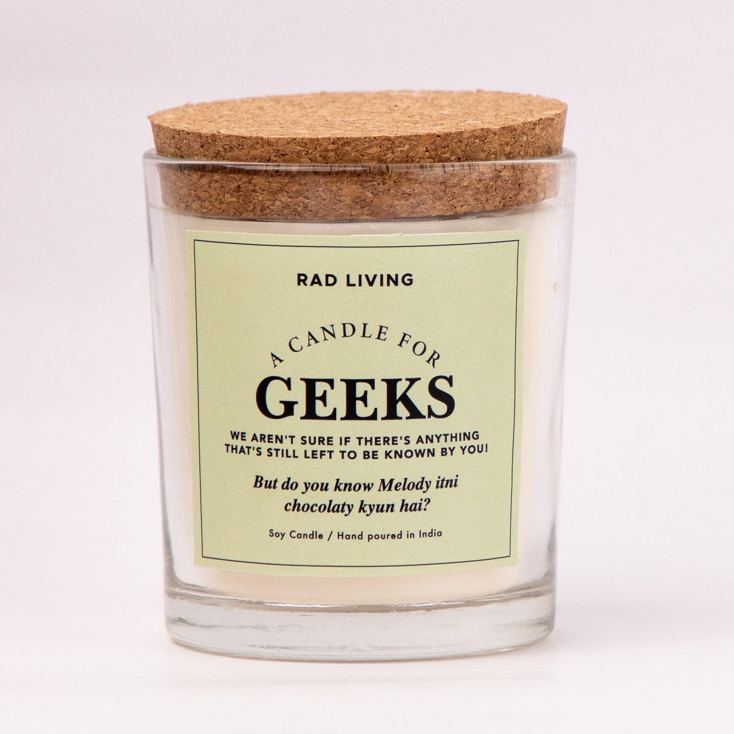 Geeks - Sweet Musk Scented Candle
