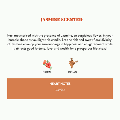 Illuminate - Jasmine Scented 2 Wick Candle jar