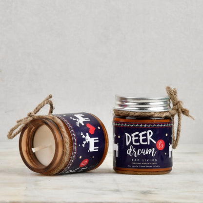 Set of 4 Scented Candle Jars with Lid - Oh What Fun!